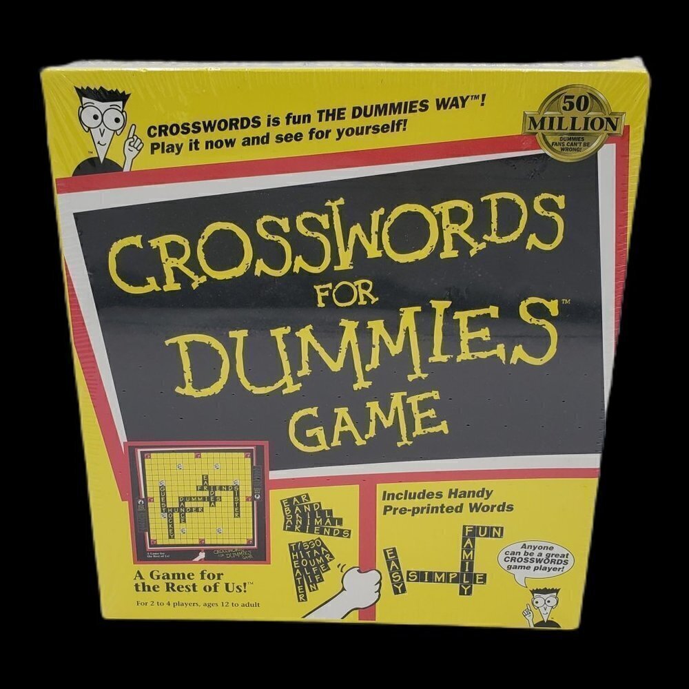 Vintage‎ 1998 Deadstock CROSSWORDS FOR DUMMIES GAME